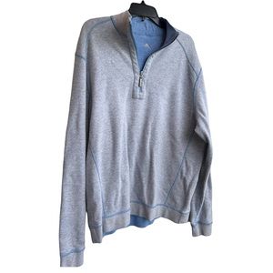 Tommy Bahama reversible half-zip pullover